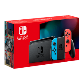 Consola Nintendo Switch V2 Vermelo e Azul Néon