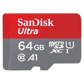 CARTAO DE MEMORIA SANDISK ULTRA 64GB MICROSD XC1 / CLASSE 10 /  120MBS