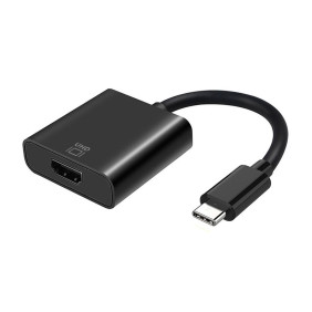 AISENS - Adaptador USB-C a HDMI 4K 60HZ Preto USB-C/M-HDMI/H/15CM/Preto A109-0344