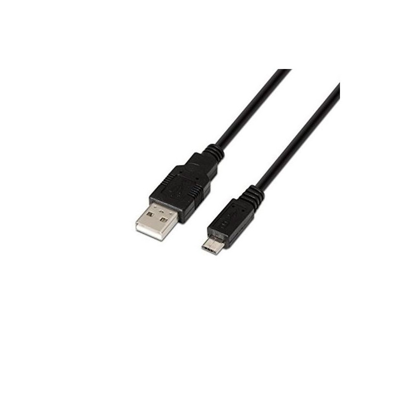  AISENS A101-0024: CABO USB 2.0: USB MACHO -USB MINI MACHO / 1M / PRETO