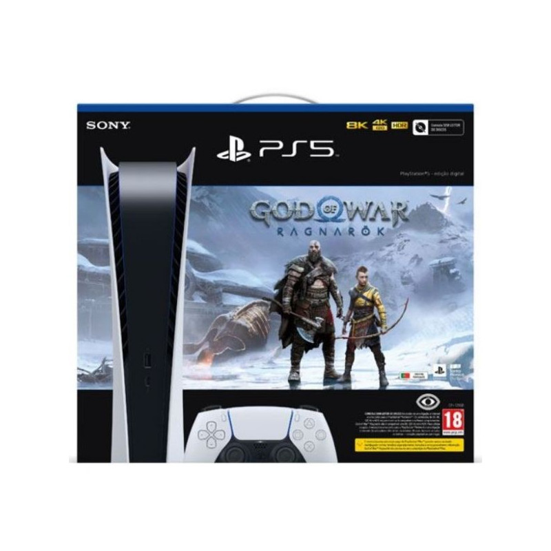 Sony Playstation 5 Digital + God Of War Ragnarök Digital
