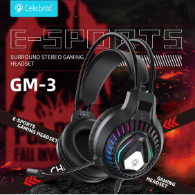 HEADSETS SEM FIOS RGB LIGHTS GAMING CELEBRAT