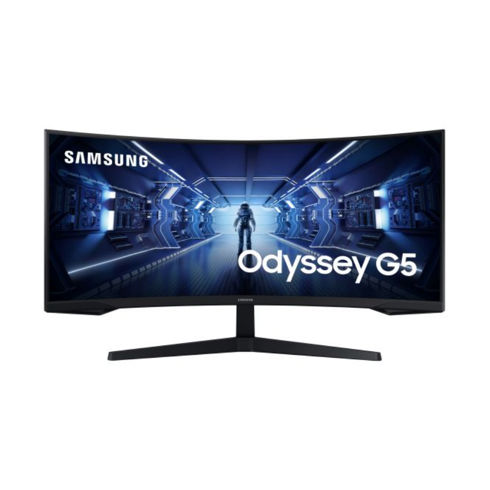 Monitor Samsung Odyssey Curvo 34" G5 LED UltraWide QHD 165Hz FreeSync Premium - LC34G55TWWPXEN